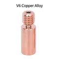 BIGTREETECH Bimetall-Heat Break V6 MK8 MK10 Throat für E3D V6 Hotend – Color V6 Copper Alloy