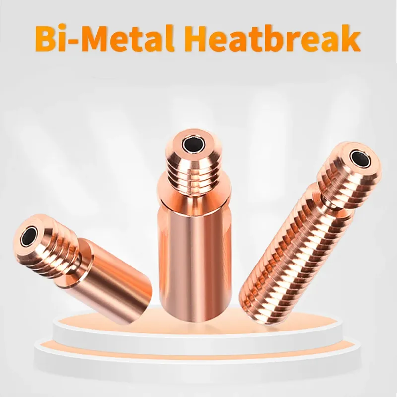 BIGTREETECH Bimetall-Heat Break V6 MK8 MK10 Throat für E3D V6 Hotend