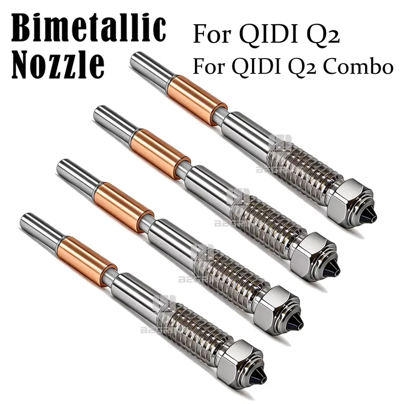 Bimetall-Düse 0,2 bis 0,8 mm für QIDI Q2/Q2C Drucker
