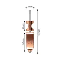 Bimetall-Düse 0,4 bis 0,8 mm gehärteter Stahl Hotend – 8