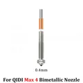 Bimetall-Düse 1,75 mm für QIDI MAX4 3D-Drucker – Color 0.4mm Nozzle