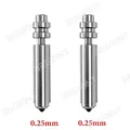 Bimetall Düse für Anycubic Kobra X Combo gehärteter Stahl – Farbe 0.25-0.25mm