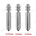 Bimetall Düse für Anycubic Kobra X Combo gehärteter Stahl – Farbe 0.25-0.6-0.8mm