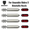 Bimetall Düse für Anycubic Kobra X Combo gehärteter Stahl – 1