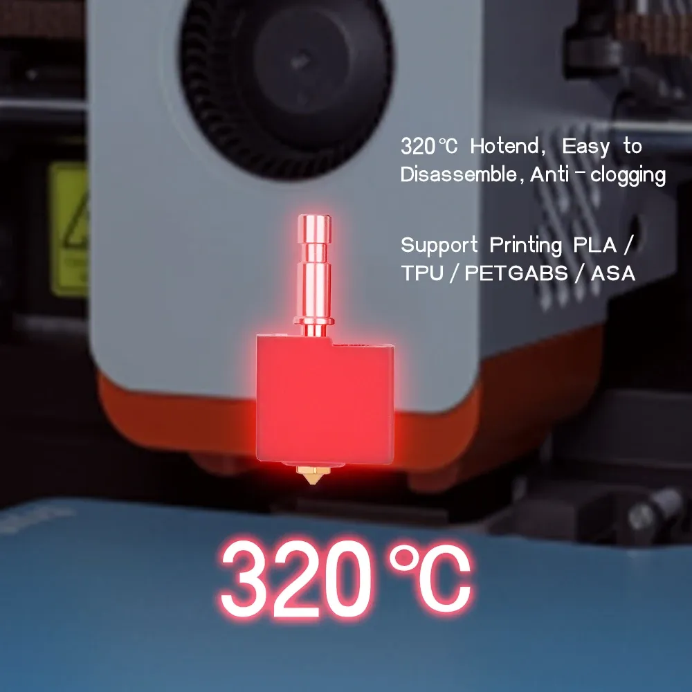 Bimetall Hotend Kit für Anycubic Kobra S1 Messingdüse