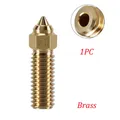 Bimetall-Vulkandüse 0,2 bis 0,8 mm für Creality Ender 3 V3 KE – Farbe 1PC brass