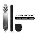 Bimetallische Hotend-Düse 0,2-0,8 mm für Kobra X – Farbe 1PC 0.2mm Nozzle Kit