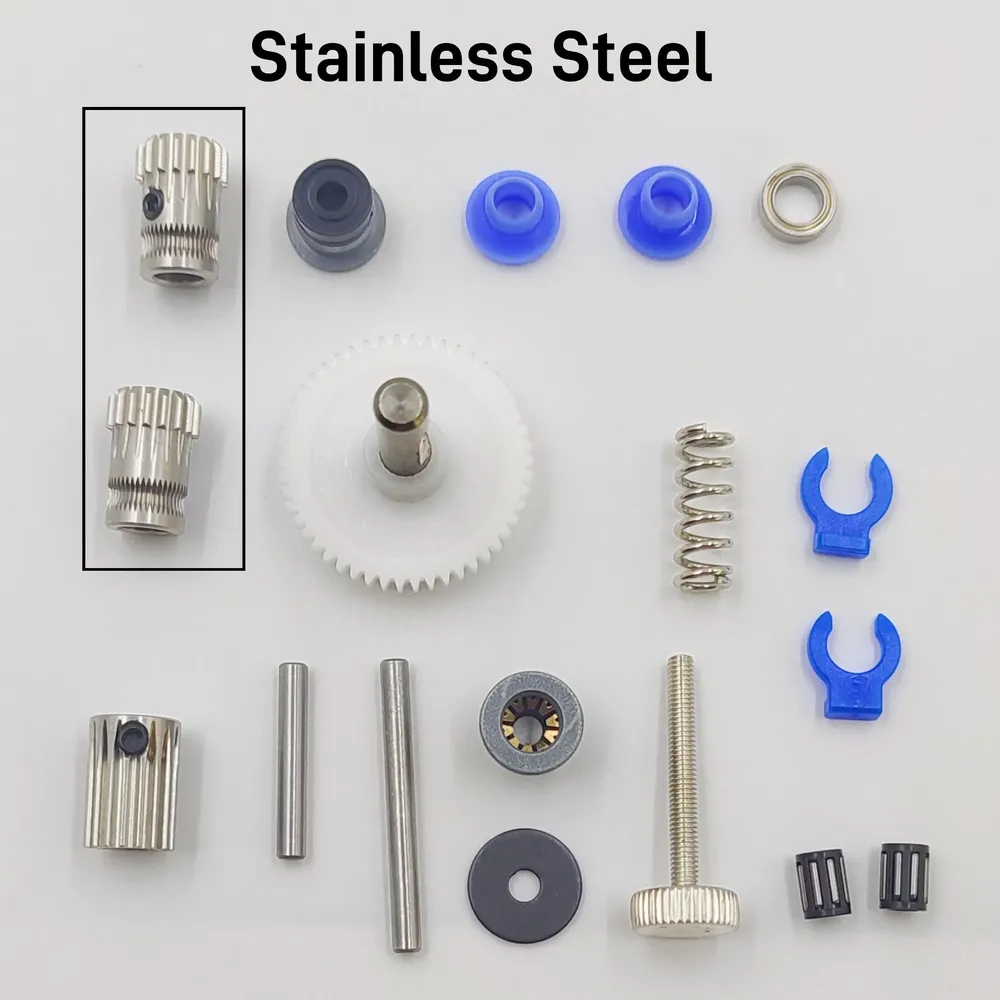 BMG Extruder-Kit Dual-Drive-Zahnrad gehärteter Stahl für Prusa