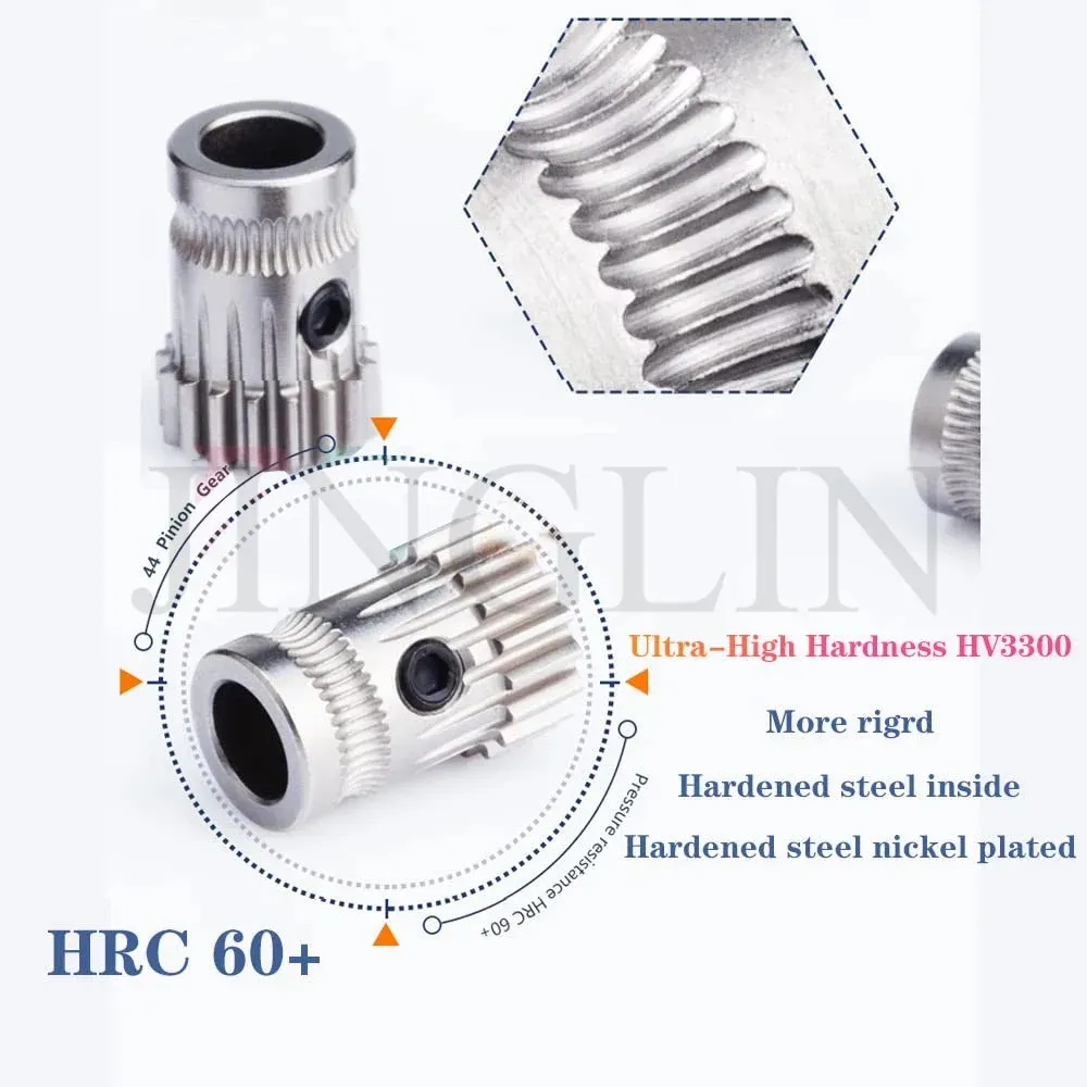 BMG-Extruder-Kit Upgrade gehärteter Stahl Dual-Drive-Getriebe