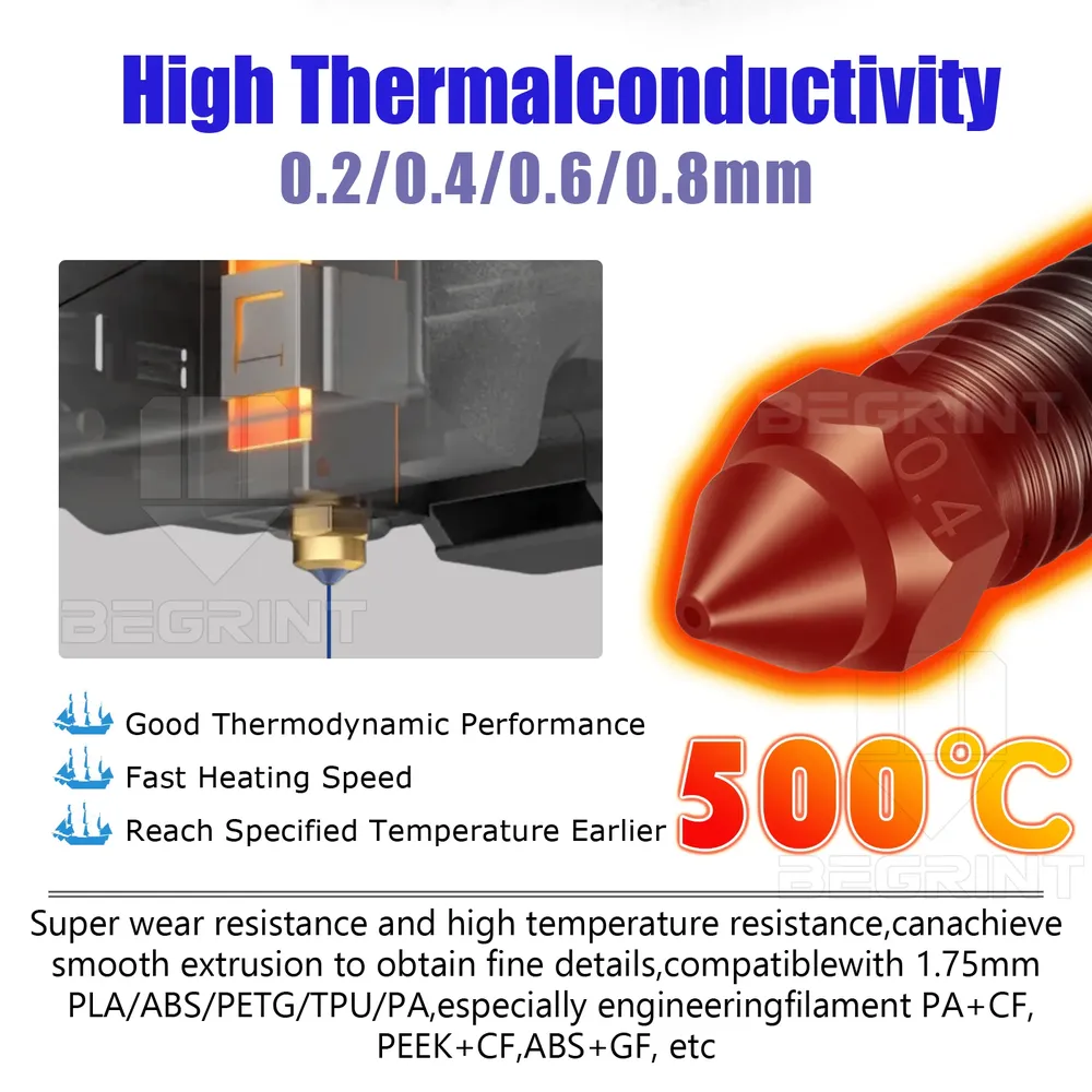 Carbon-Zahnräder gehärteter Stahl für Elegoo Centauri Carbon Extruder