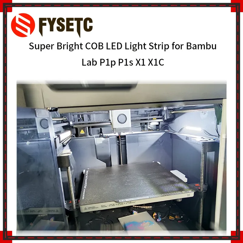 COB LED-Lichtleisten-Kit 5 V 110 cm für Bambu Lab X1 P1