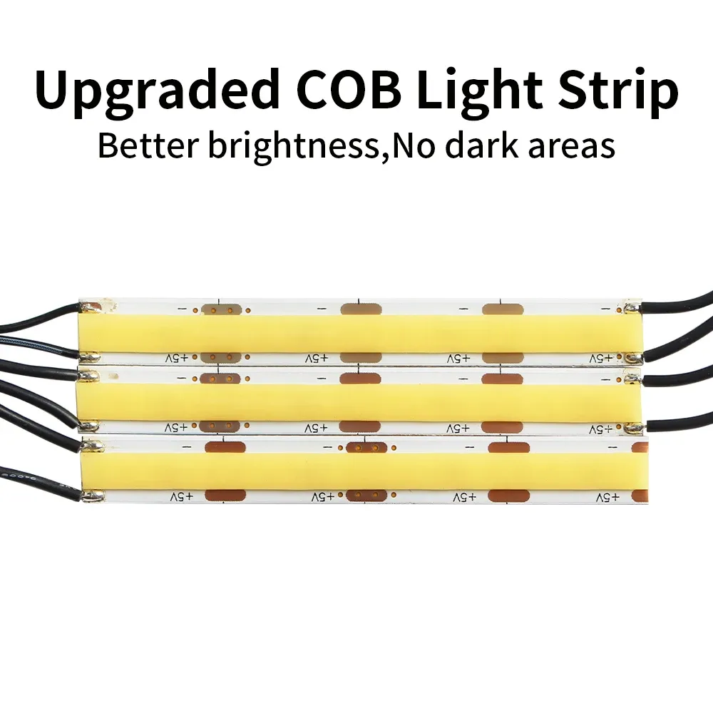 COB LED-Lichtleisten-Kit 5 V 110 cm für Bambu Lab X1 P1