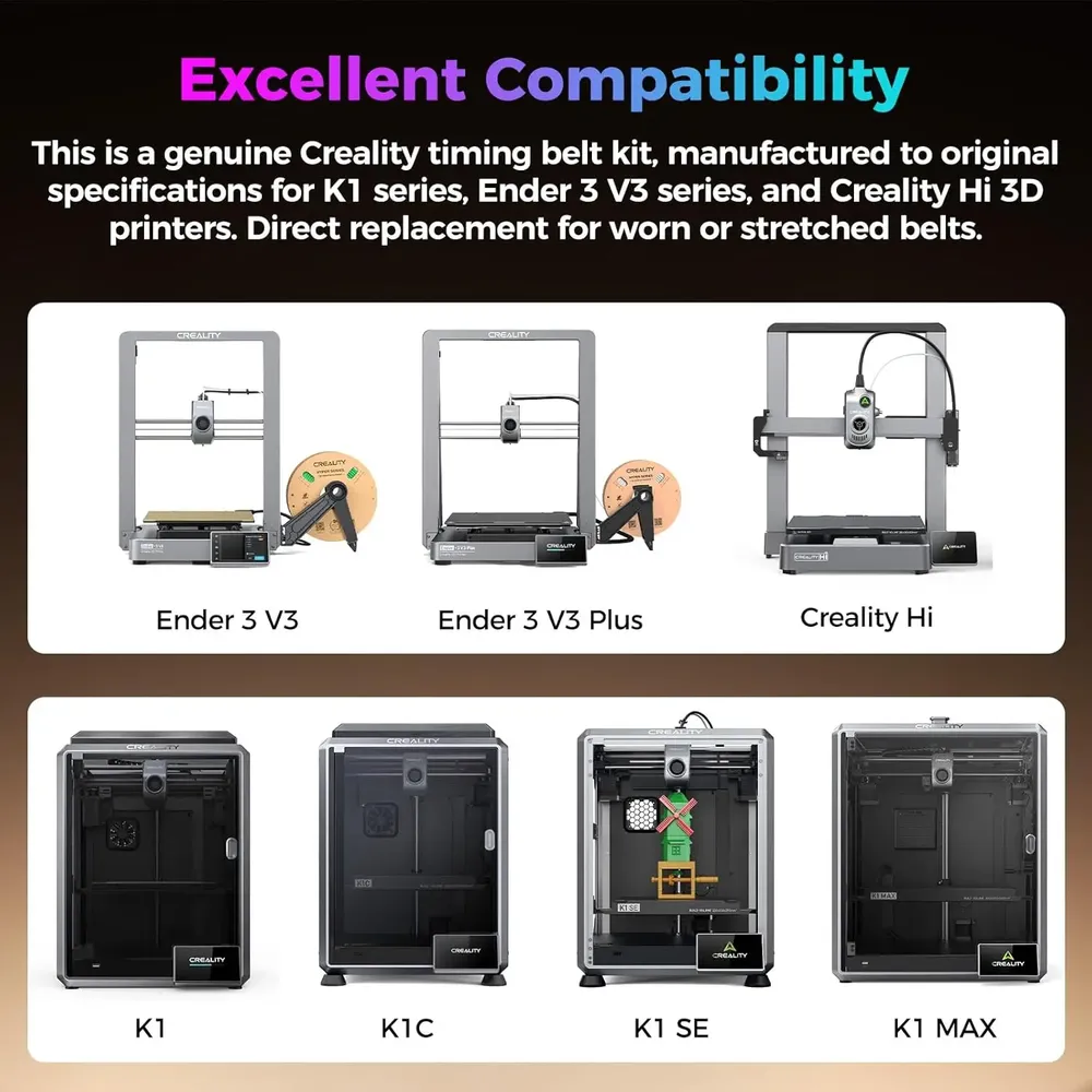 Creality K1 Zahnriemen-Set 1,8M für K1 K1C Ender 3 V3