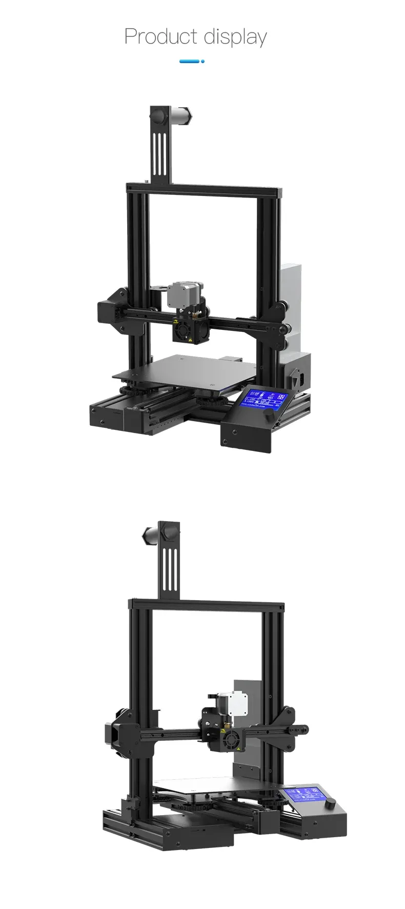 Direct Drive Extruder-Kit für Ender 3 mit montiertem Hotend