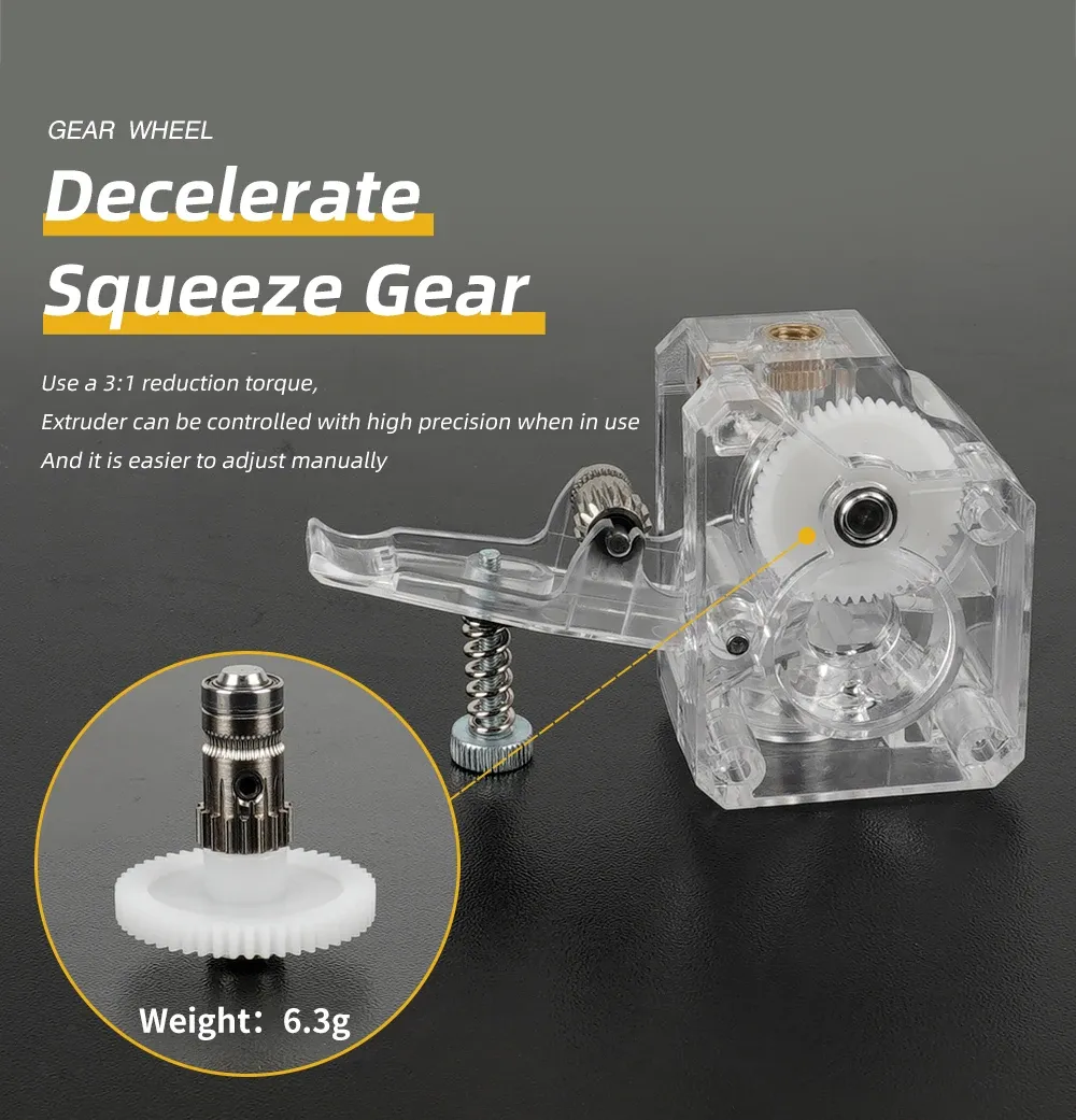 Doppelantriebszahnrad gehärteter Stahl für BMG Prusa Bowden Extruder