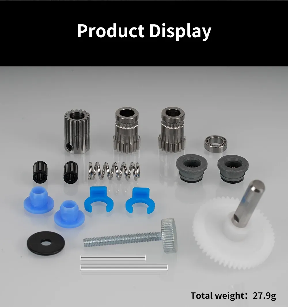 Doppelantriebszahnrad gehärteter Stahl für BMG Prusa Bowden Extruder
