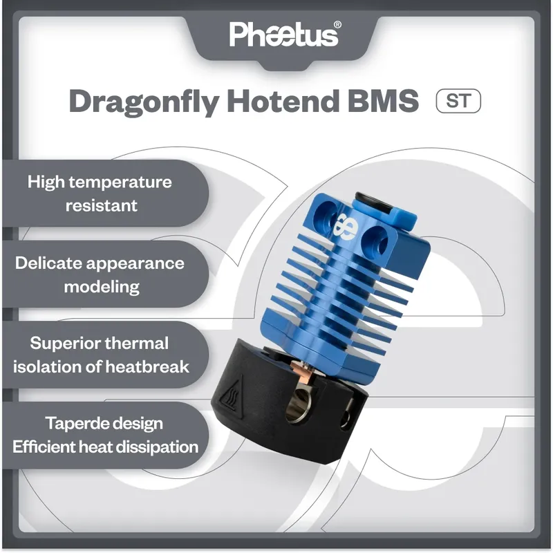 Dragonfly Hotend mit Bimetall-Heatbreak für Ender und CR10 Serie