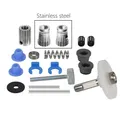 Dual Drive Gear Extruder Kit gehärteter Stahl für BMG Prusa – Farbe Stainless steel