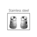 Dual Drive Gear Extruder Kit gehärteter Stahl für BMG Prusa – Farbe Stainless gear