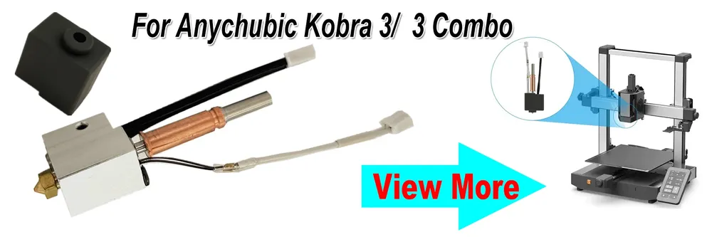 Düse 0,2-1,0 mm aus Stahl/Messing für Kobra 2