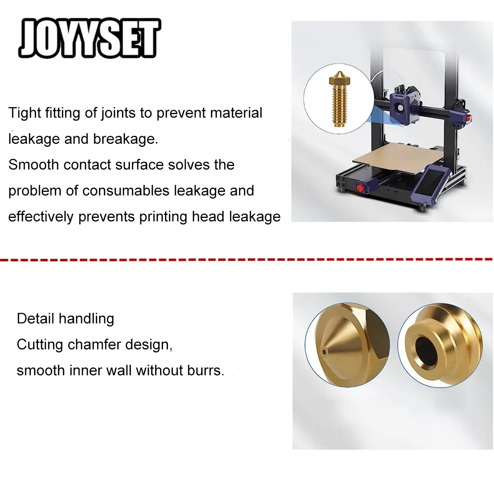 Düse 0,2-1,0 mm aus Stahl/Messing für Kobra 2