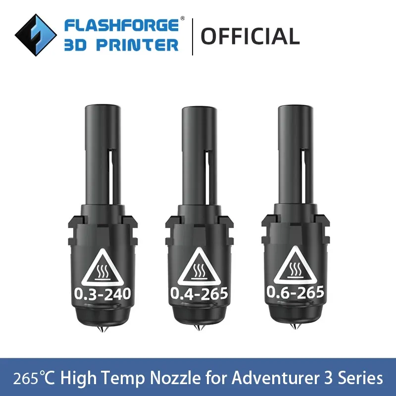 Düse 0,25 bis 0,6 mm für Flashforge Adventurer 3/4 Serie