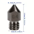 Düse aus gehärtetem Stahl 0,2 bis 1,0 mm für 3D-Drucker – 5