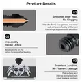 Düse aus gehärtetem Stahl 0,2 bis 1,0 mm für Creality CR6 SE – 6