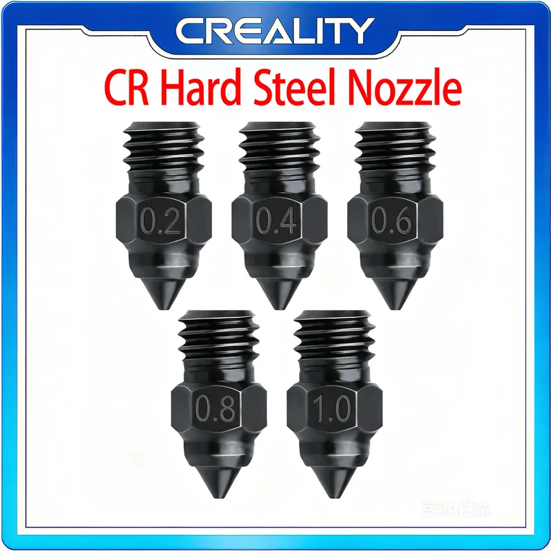 Düse aus gehärtetem Stahl 0,2 bis 1,0 mm für Creality CR6 SE