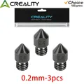 Düse aus gehärtetem Stahl 0,2 bis 1,0 mm für Creality Ender 3 – Farbe 3Pcs 0.2mm
