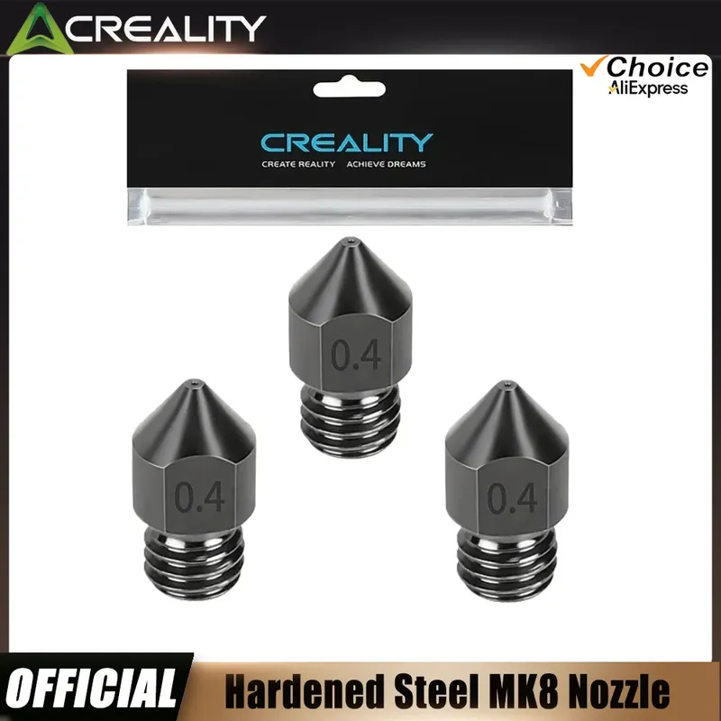 Düse aus gehärtetem Stahl 0,2 bis 1,0 mm für Creality Ender 3