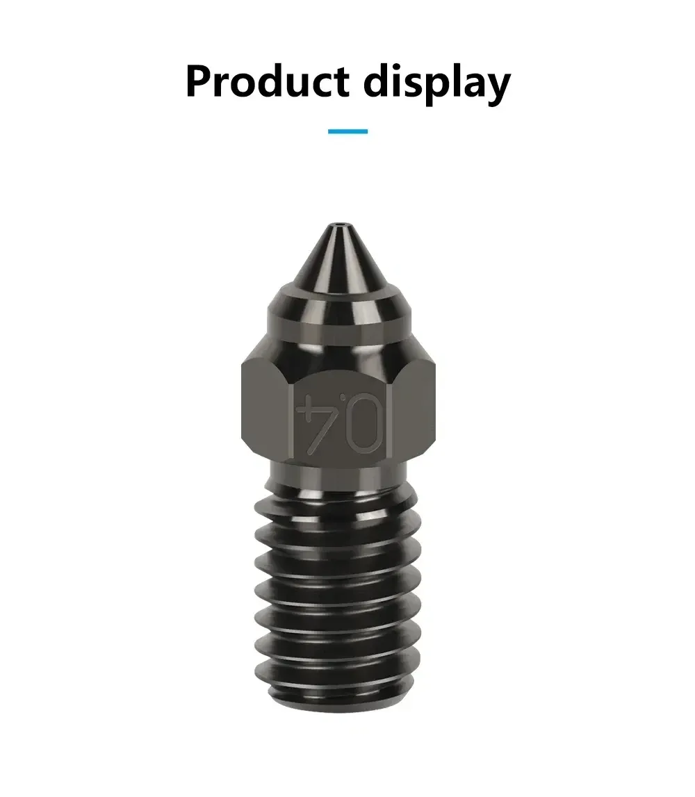 Düse aus gehärtetem Stahl 0,2 bis 1,0 mm für Ender 3 V3 SE