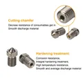 Düse aus gehärtetem Stahl V5/V6 0,4 bis 1,0 mm für 3D-Drucker – 2