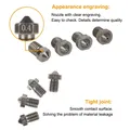 Düse aus gehärtetem Stahl V5/V6 0,4 bis 1,0 mm für 3D-Drucker – 3