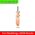 Düse Bimetall gehärtete Stahldüse 0,2 bis 0,8 mm für FlashForge AD5X – Farbe 0.4