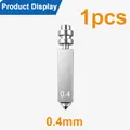 Düse Bimetall gehärtete Stahldüse 0,25 bis 0,8 mm für Anycubic Kobra – Farbe 0.4mm