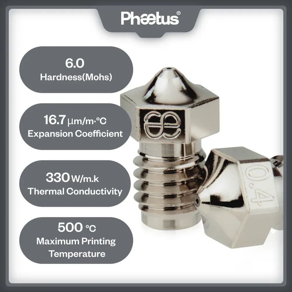 Düse E3D V6 vergoldet für 1,75mm Filament Hotend Extruder
