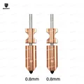 Düse gehärtete Stahldüse 0,25 bis 0,8 mm für Flashforge AD5X – Farbe 2PCS-0.8mm