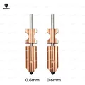 Düse gehärtete Stahldüse 0,25 bis 0,8 mm für Flashforge AD5X – Farbe 2PCS-0.6mm