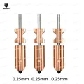 Düse gehärtete Stahldüse 0,25 bis 0,8 mm für Flashforge AD5X – Farbe 3PCS-222