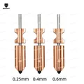 Düse gehärtete Stahldüse 0,25 bis 0,8 mm für Flashforge AD5X – Farbe 3PCS-246