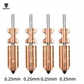 Düse gehärtete Stahldüse 0,25 bis 0,8 mm für Flashforge AD5X – Farbe 4PCS-2222