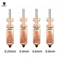 Düse gehärtete Stahldüse 0,25 bis 0,8 mm für Flashforge AD5X – Farbe 4PCS-2468