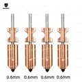 Düse gehärtete Stahldüse 0,25 bis 0,8 mm für Flashforge AD5X – Farbe 4PCS-6666