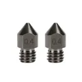 Düse gehärtete Stahldüse 0,4 mm für Makerbot Creality Ender 3 – Farbe 2pcs MK8 Nozzles