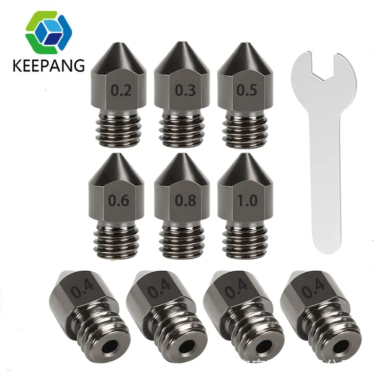Düse gehärtete Stahldüse 0,4 mm für Makerbot Creality Ender 3