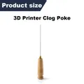 Düse Reinigungsset Holzgriff Nadelbürste für 0,2 bis 1,0 mm – Farbe Clog Poke