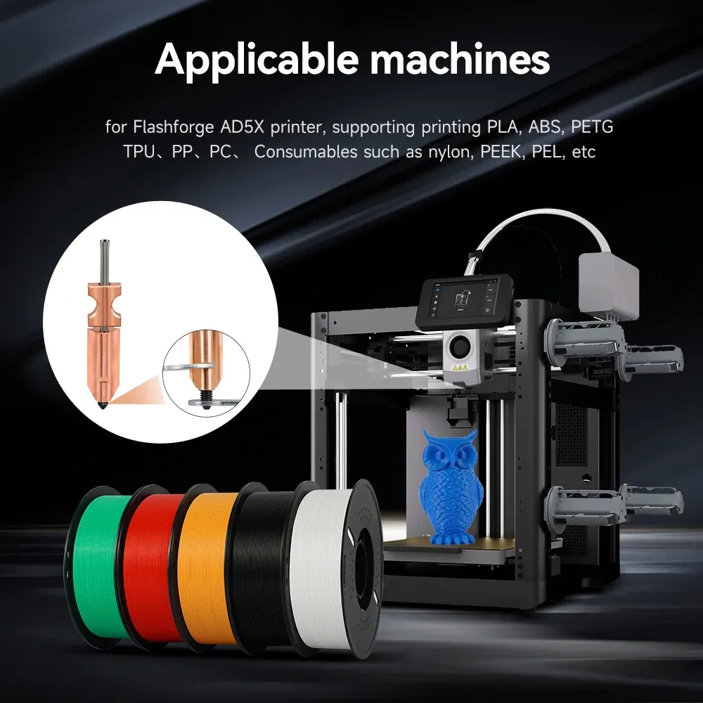 Düsen gehärtet für Flashforge AD5X Extruder Hotend 3D-Drucker