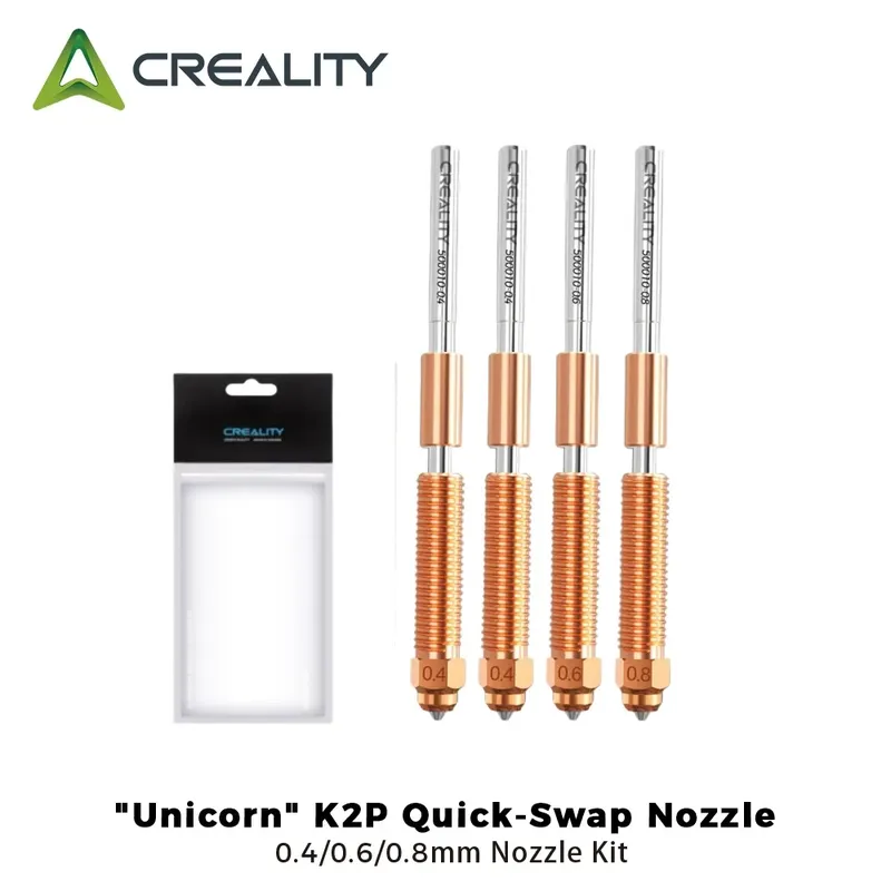 Düsen-Kit Schnellwechsel gehärtete Stahldüse für Creality K2 K2Pro