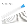 Düsenreinigungsnadeln Edelstahl 0,2 bis 1,0 mm 10 Stück – Farbe 0.4mm 10pcs